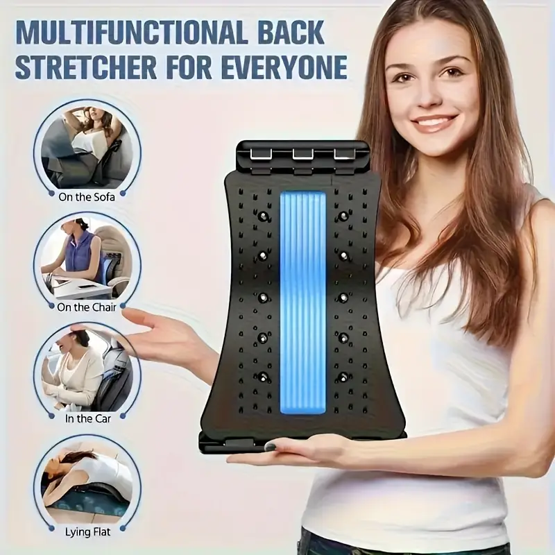 Back Stretcher 3-Level Adjustable for Pain Relief & Decompression