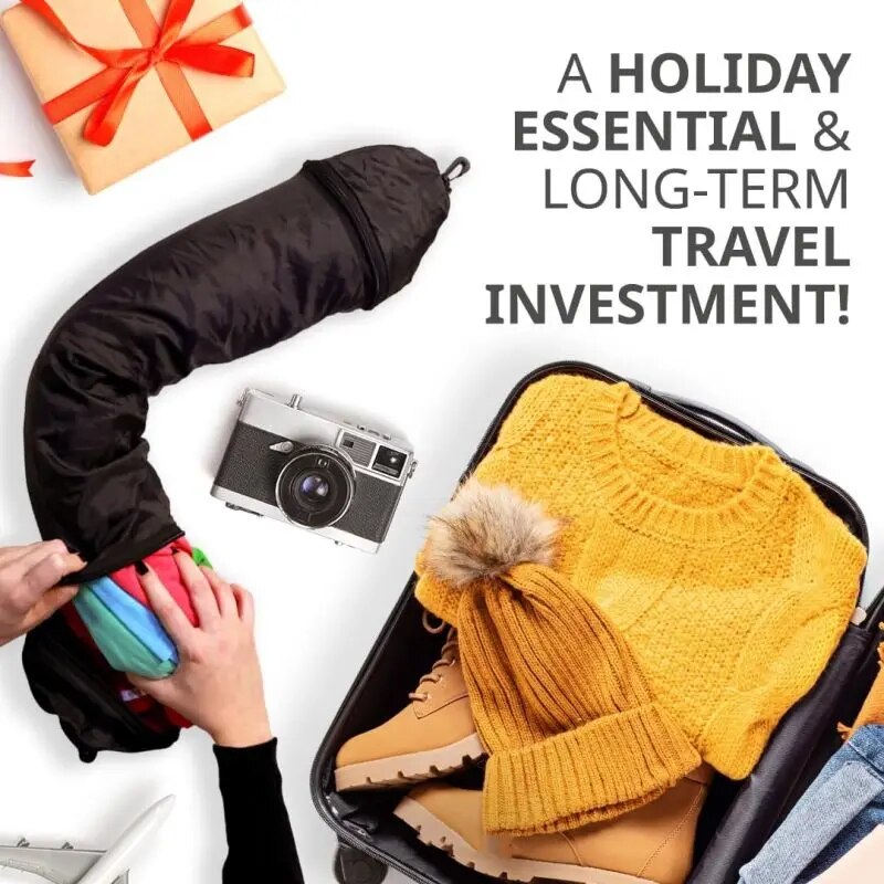Airplane Neck Pillow & Carryable Travel Bag