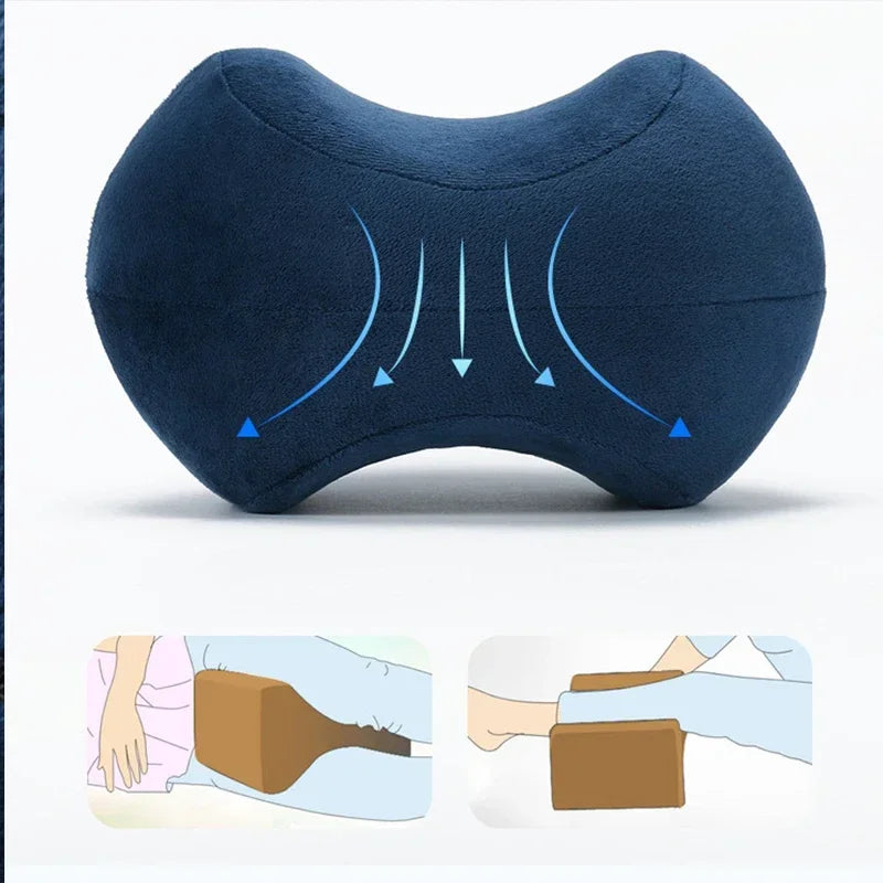 Memory Foam Knee Pillow - Orthopaedic Leg Support Cushion