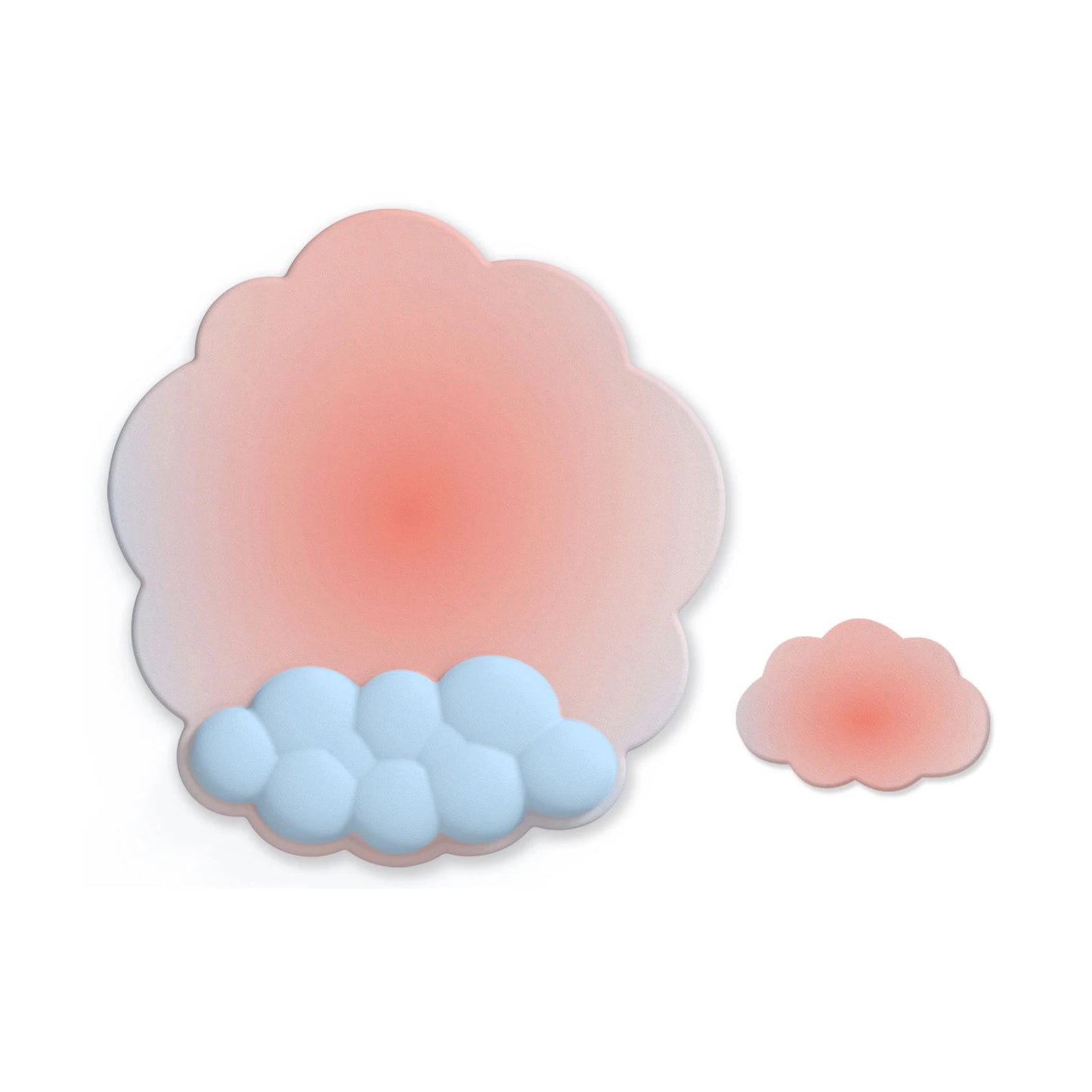 Keyboard Wrist Rest Pad & Mouse Pad - Cloud Soft Memory Foam Support