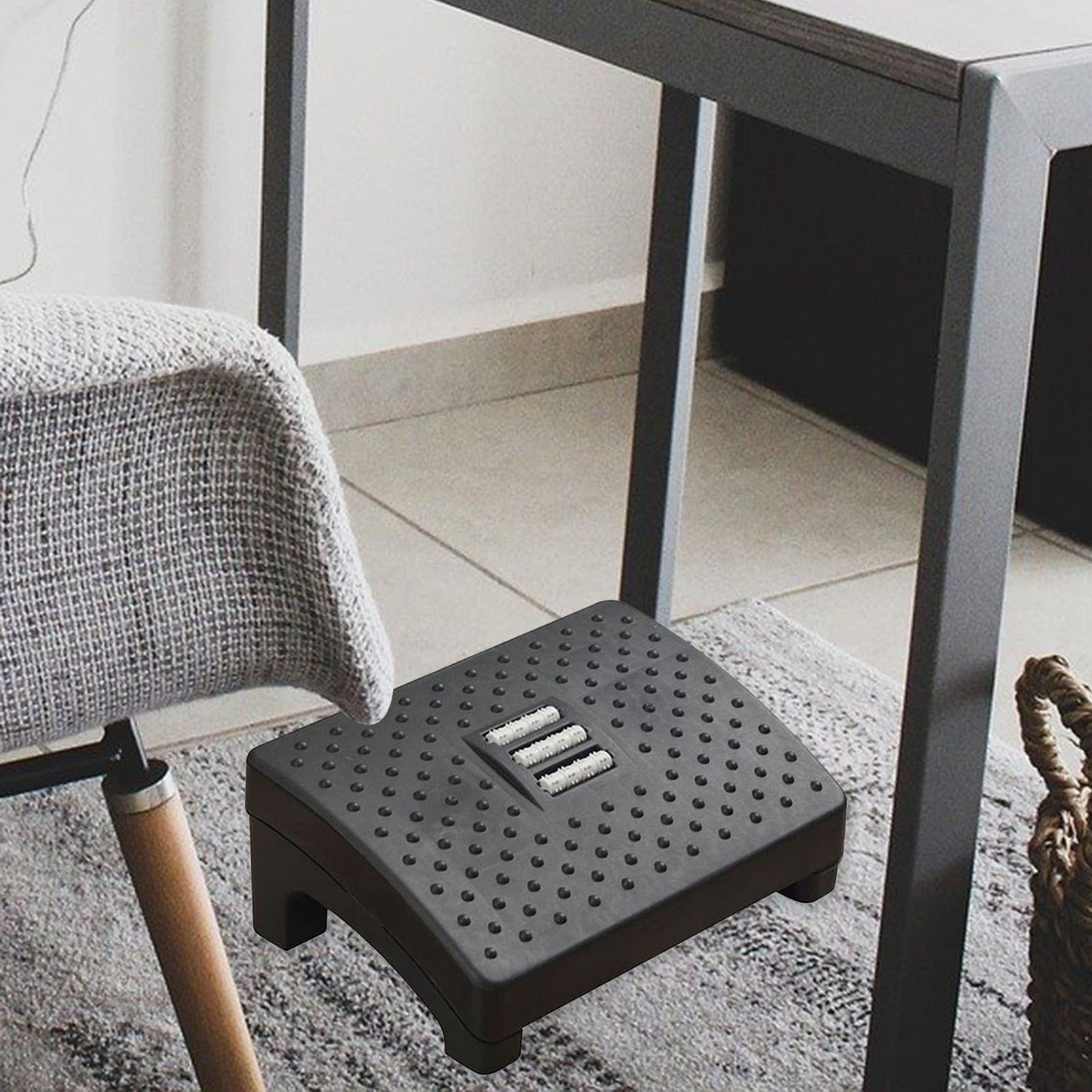 Foot Rest for Office - Adjustable Ergonomic Under Desk Comfort