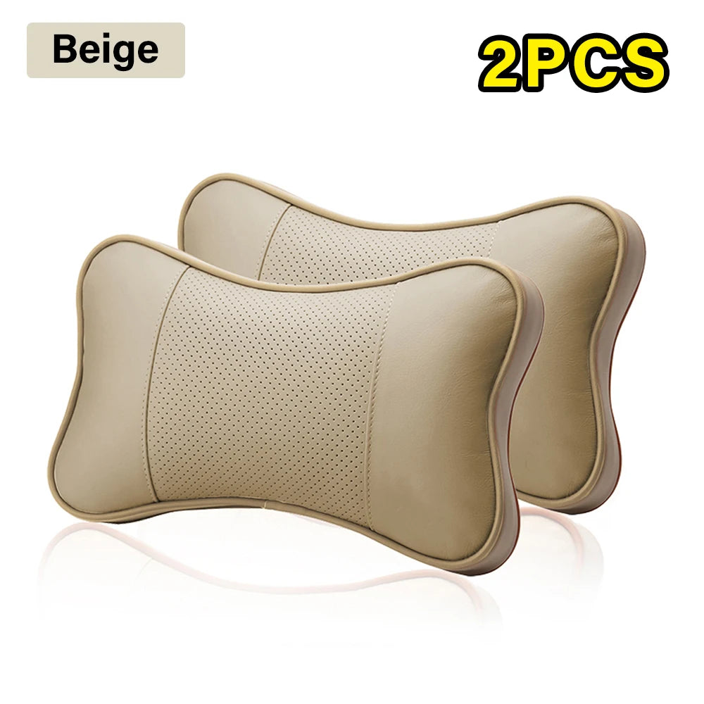 Car Neck Pillow - Soft, Breathable Headrest Support