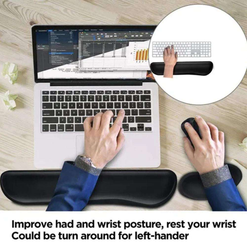 Mouse Pad & Wrist Rest - Ergonomic & Nonslip