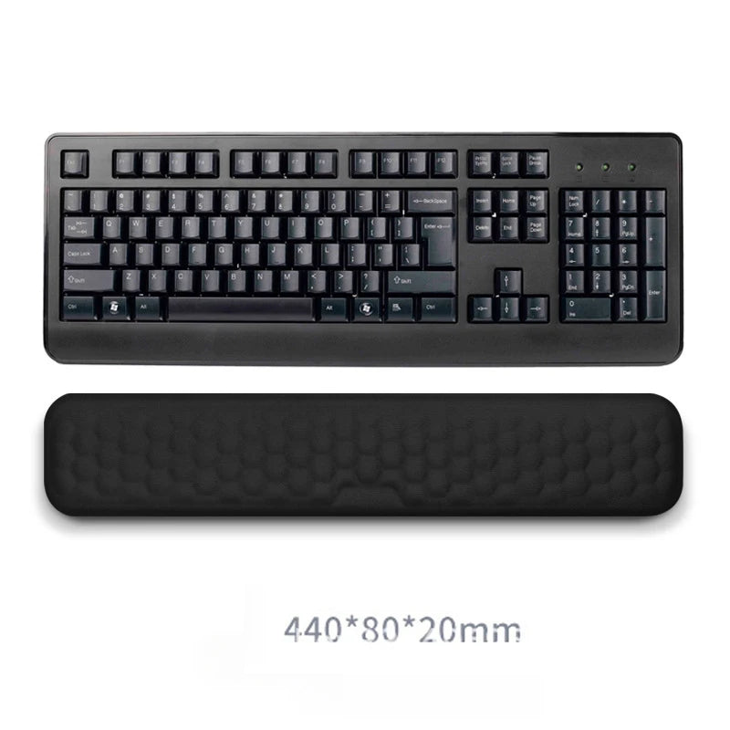 Memory Foam Keyboard Wrist Rest - Ergonomic Support Pad