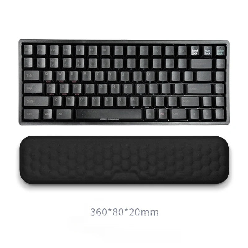 Memory Foam Keyboard Wrist Rest - Ergonomic Support Pad