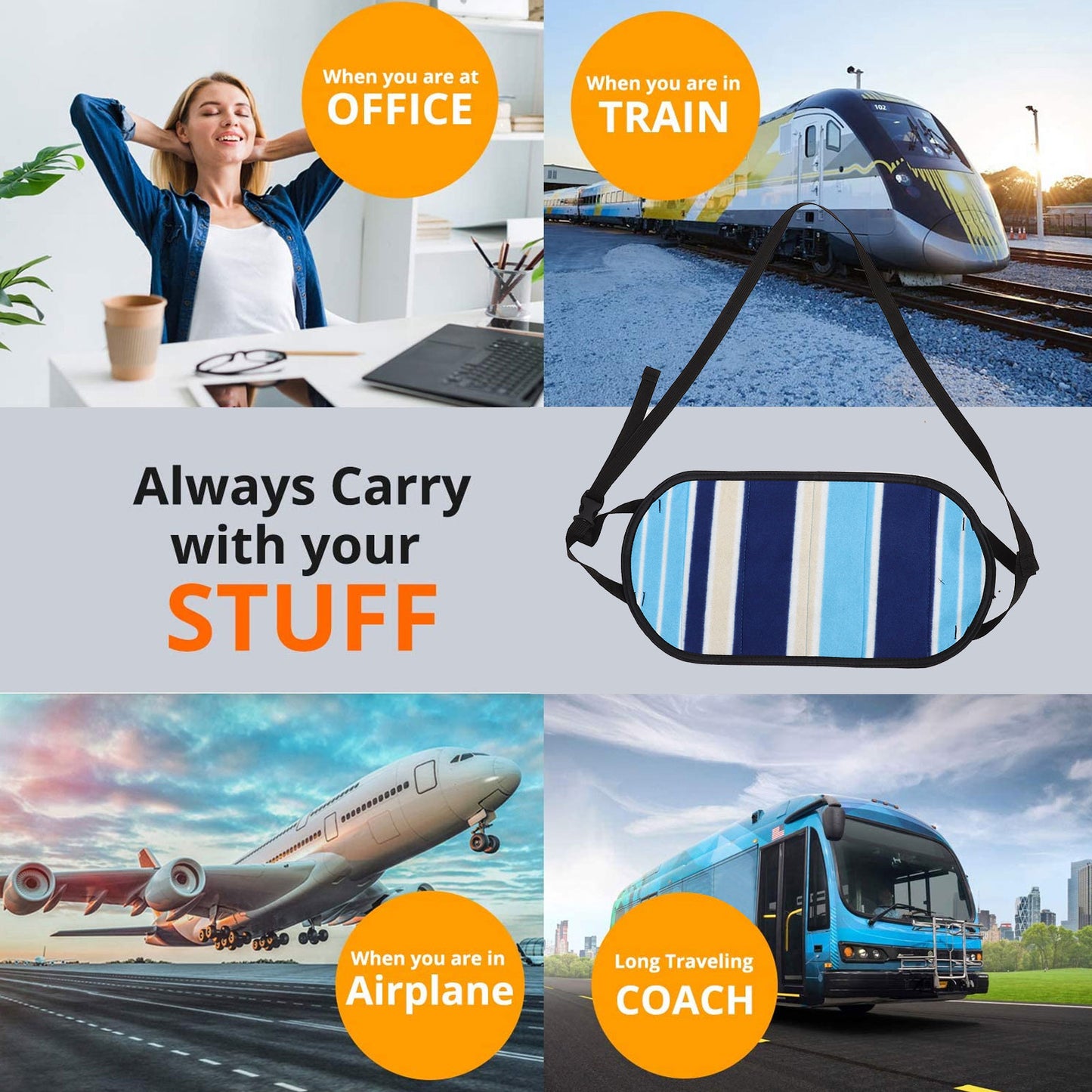 Foot Hammock: Ultimate Plane Travel Footrest
