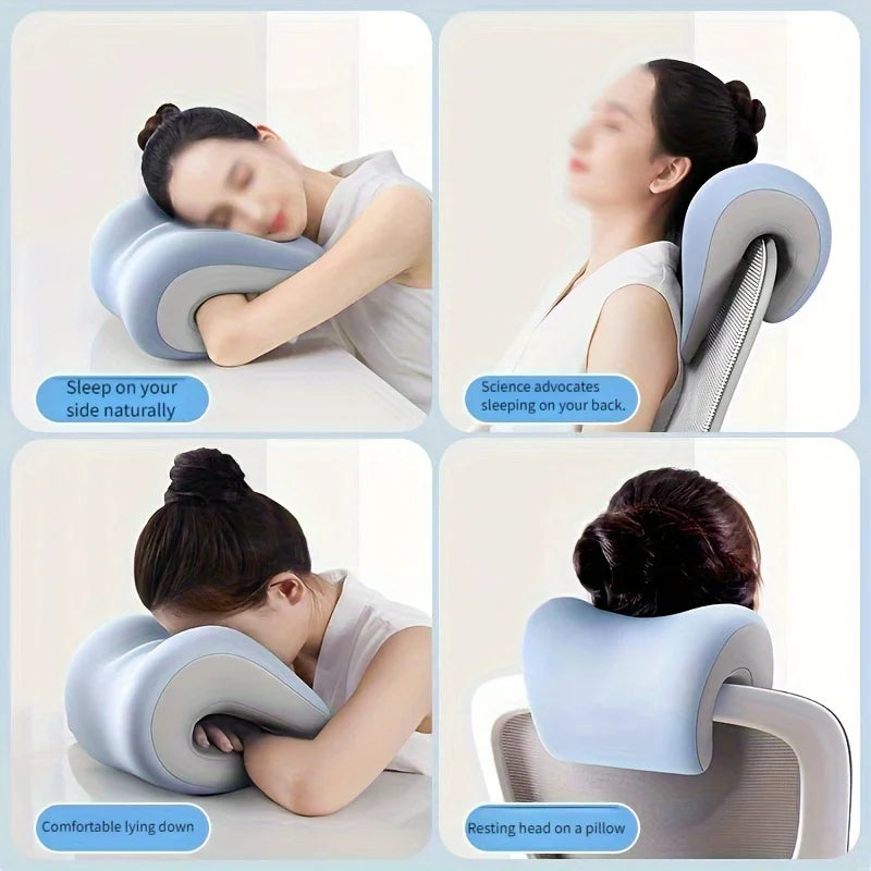 Ergonomic Pillow - Supine Sleep Neck Support