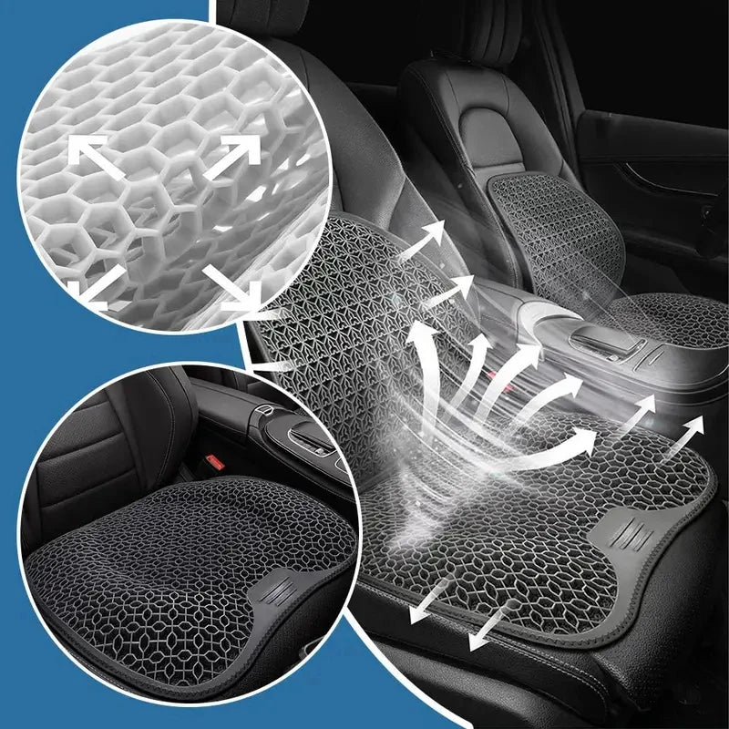 20261PC Honeycomb Gel Seat Cushion Breathable Ergonomic Chair Pad for Car Office Home, Washable Lightweight Support dacia jogger