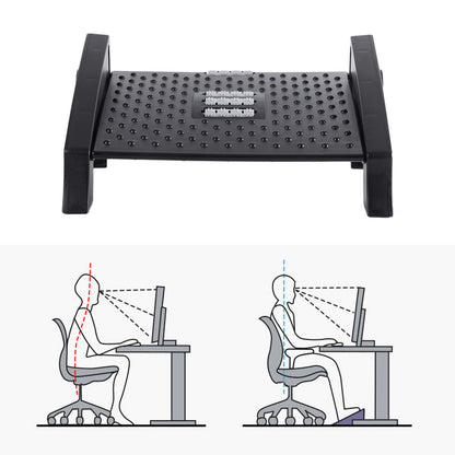Foot Rest for Office - Adjustable Ergonomic Under Desk Comfort