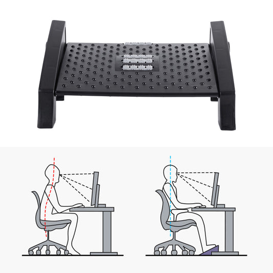 Foot Rest for Office - Adjustable Ergonomic Under Desk Comfort