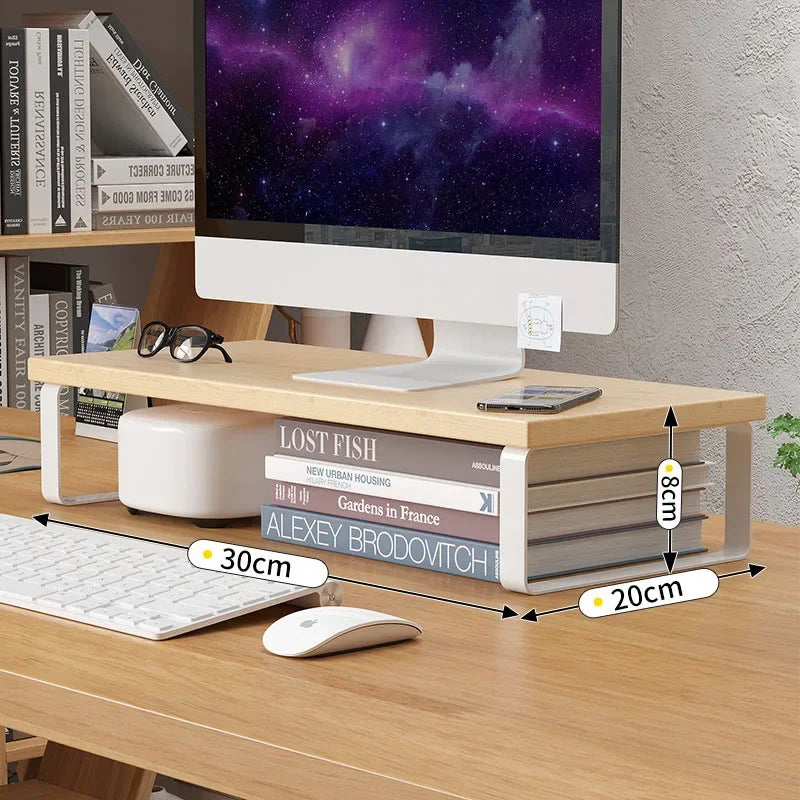 Simple Storage Rack Notebook Computer Stand Desktop Computer Screen Desktop Elevated Desktop Storage and Storage Pad Elevated