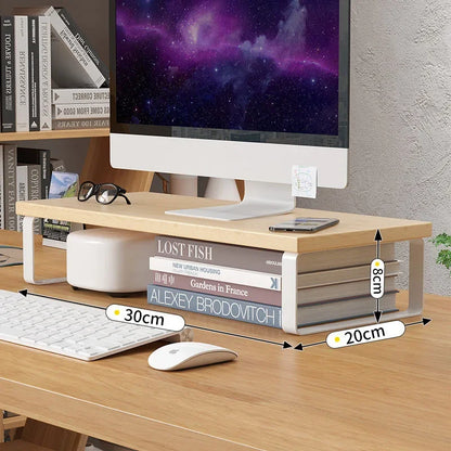 Simple Storage Rack Notebook Computer Stand Desktop Computer Screen Desktop Elevated Desktop Storage and Storage Pad Elevated