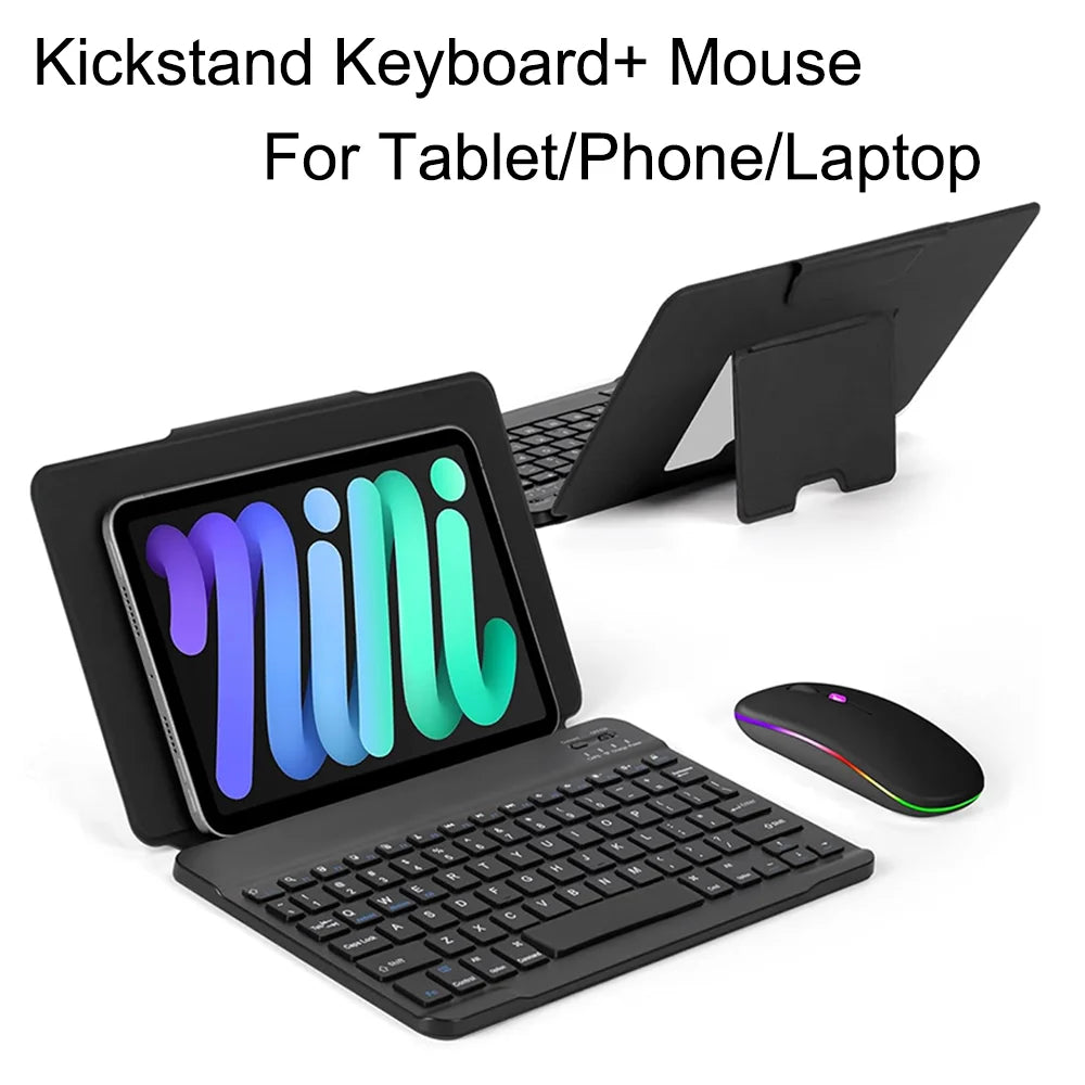 Mini Foldable Wireless Bluetooth Keyboard Rechargeable Folding Portable Keyboards for Tablet Mac Smartphone Windows iOS Android