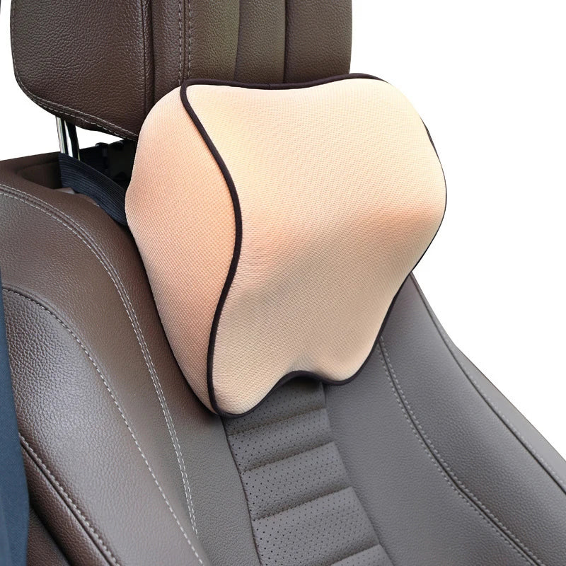 Memory Foam Car Neck Pillow - Universal Headrest Support