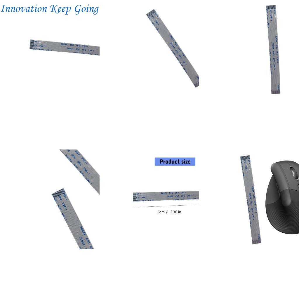 Vertical Mouse Cable - Ergonomic PVC Wire for Lift
