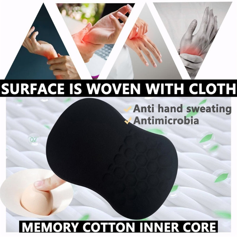 Mouse Pad Wrist Rest - Comfort for Office & Gamers