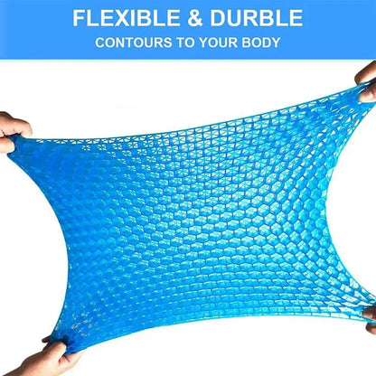 Gel Seat Cushion: Breathable Honeycomb for Pain Relief