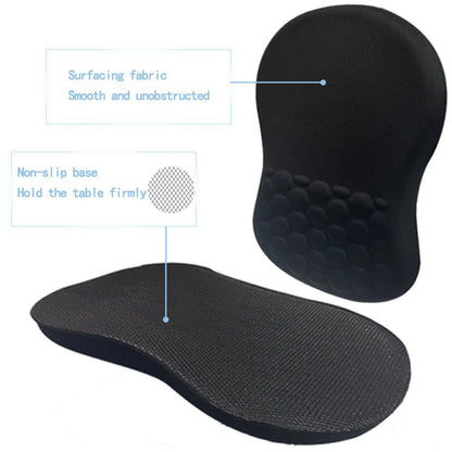 Ergonomic Wrist Support Mouse Pad: Non-Slip Memory Foam