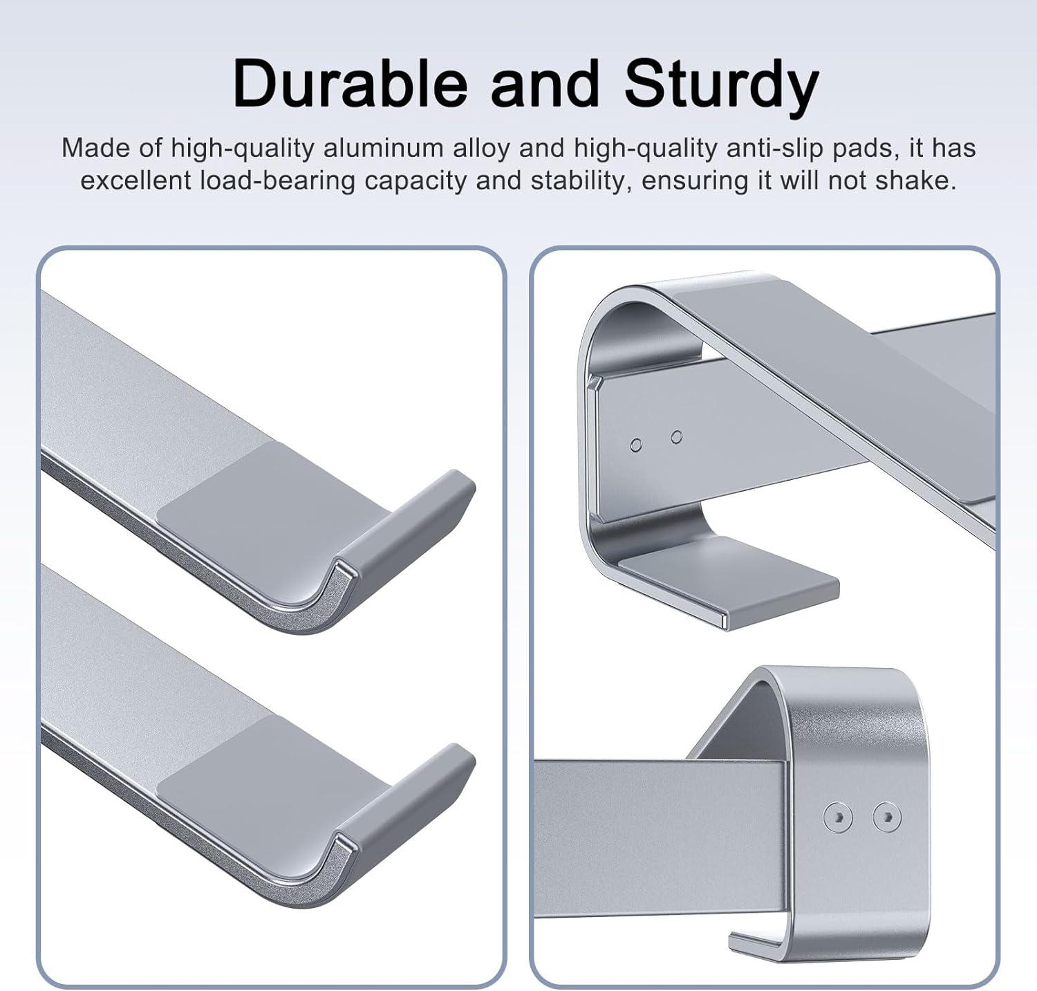 Laptop Stand for MacBook & Dell - Adjustable Desk Riser