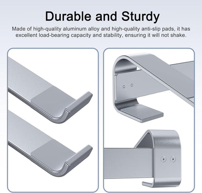 Laptop Stand for MacBook & Dell - Adjustable Desk Riser