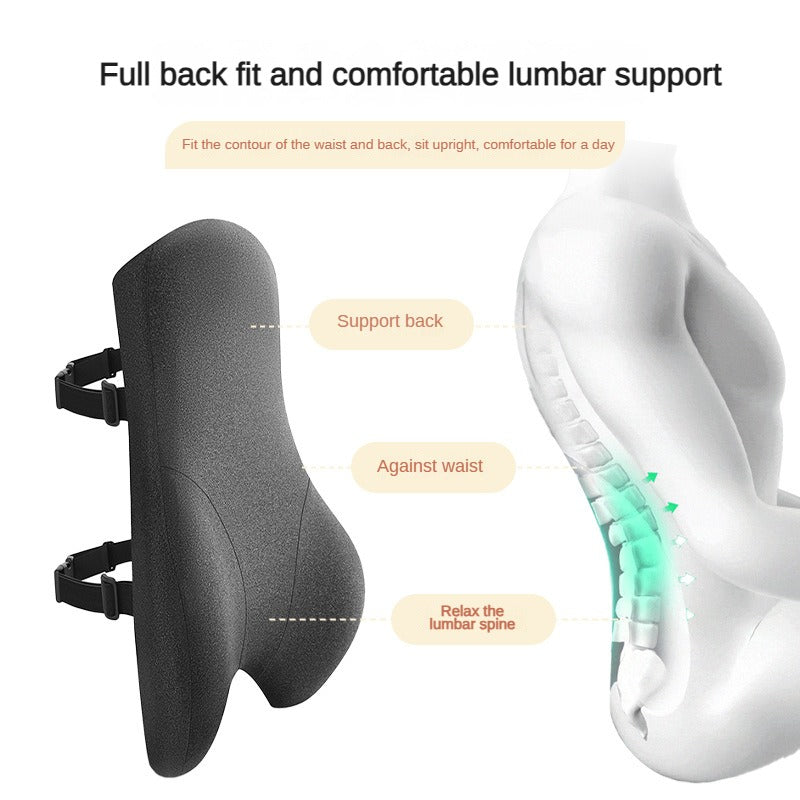 Lumbar Support Pillow - Memory Cotton Waist Pad