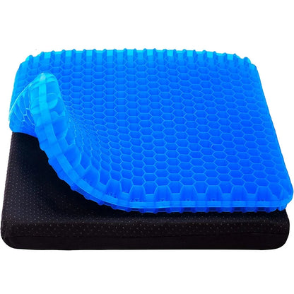 Gel Seat Cushion: Breathable Honeycomb for Pain Relief