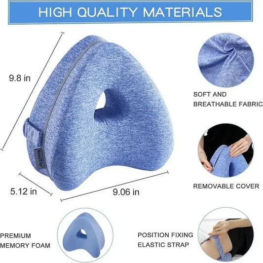 Memory Foam Leg Pillow for Sciatica & Back Pain Relief