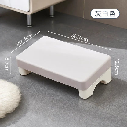 Ergonomic PP Foot Rest Under Desk Foot Stool Space Saving Footrest for Office Study Sofa Home Comfortable Support