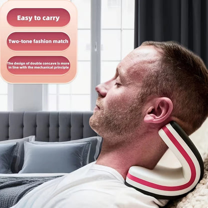 Cervical Pillow, Neck Relaxation Traction Pillow, Massage Headrest, Cervical Spine Stretching,Massage,Traction,Correction Device