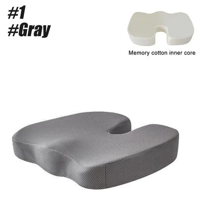 Memory Foam Coccyx Cushion for Tailbone Pain Relief - Office/Car