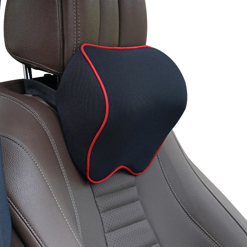 Memory Foam Car Neck Pillow - Universal Headrest Support