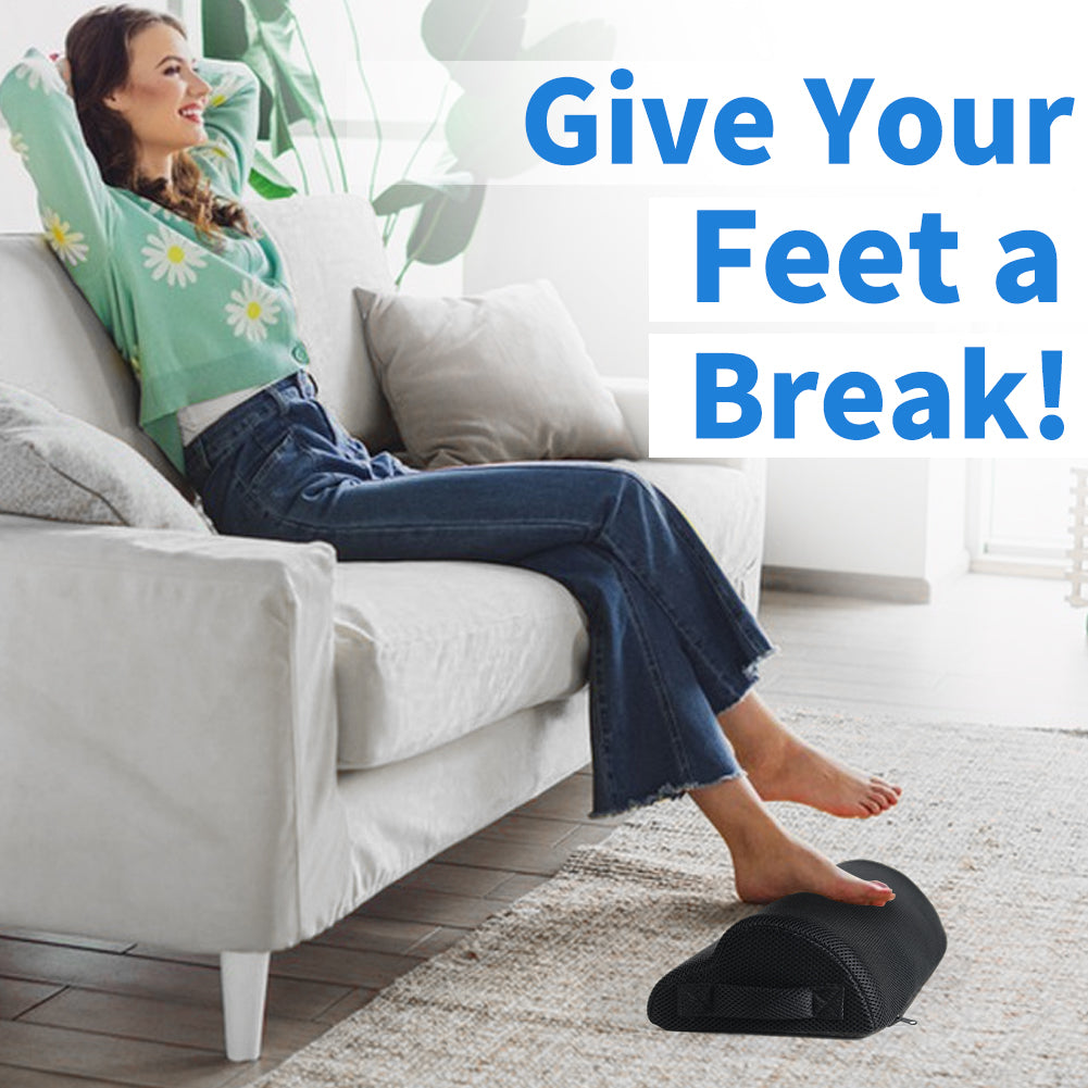 Memory Foam Footrest: Office & Gaming Comfort