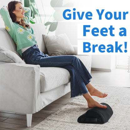Memory Foam Footrest: Office & Gaming Comfort