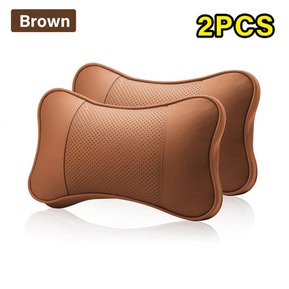 Car Neck Pillow - Soft, Breathable Headrest Support
