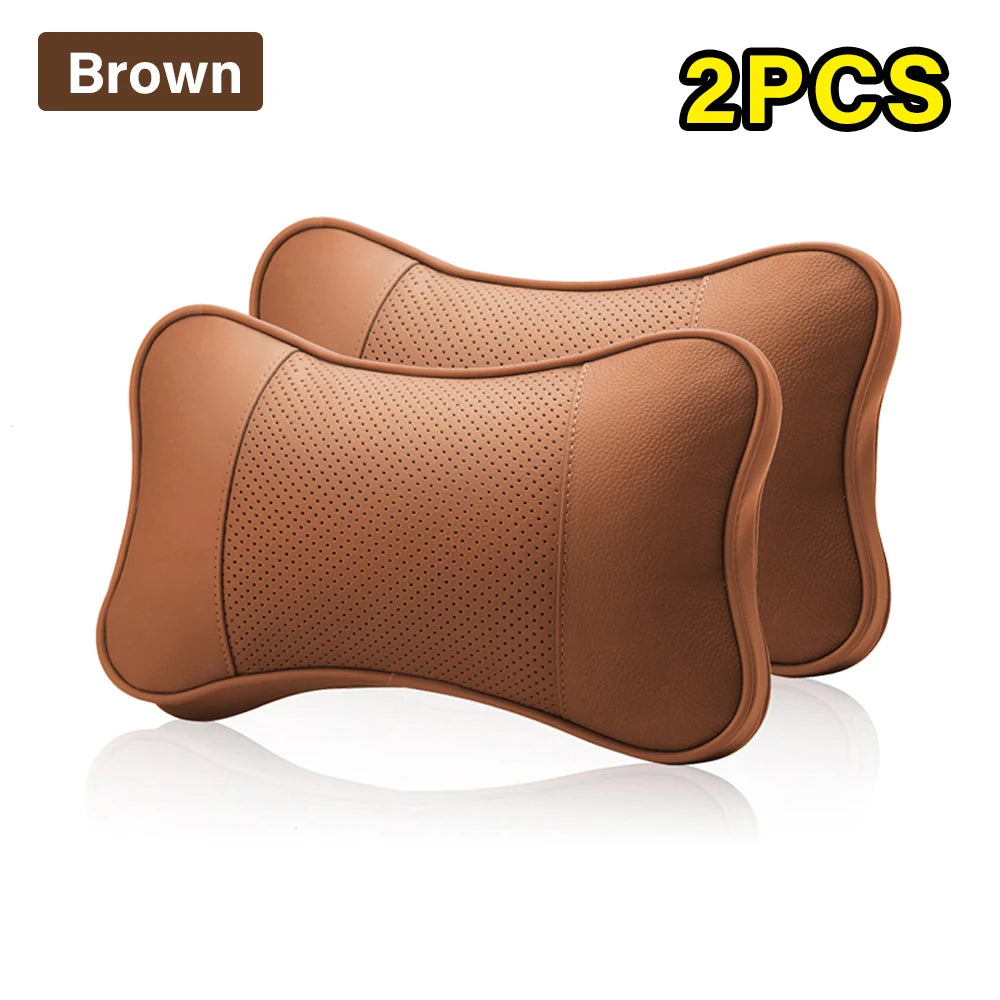 Car Neck Pillow - Soft, Breathable Headrest Support