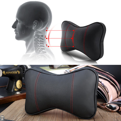 Car Neck Pillow - Soft, Breathable Headrest Support