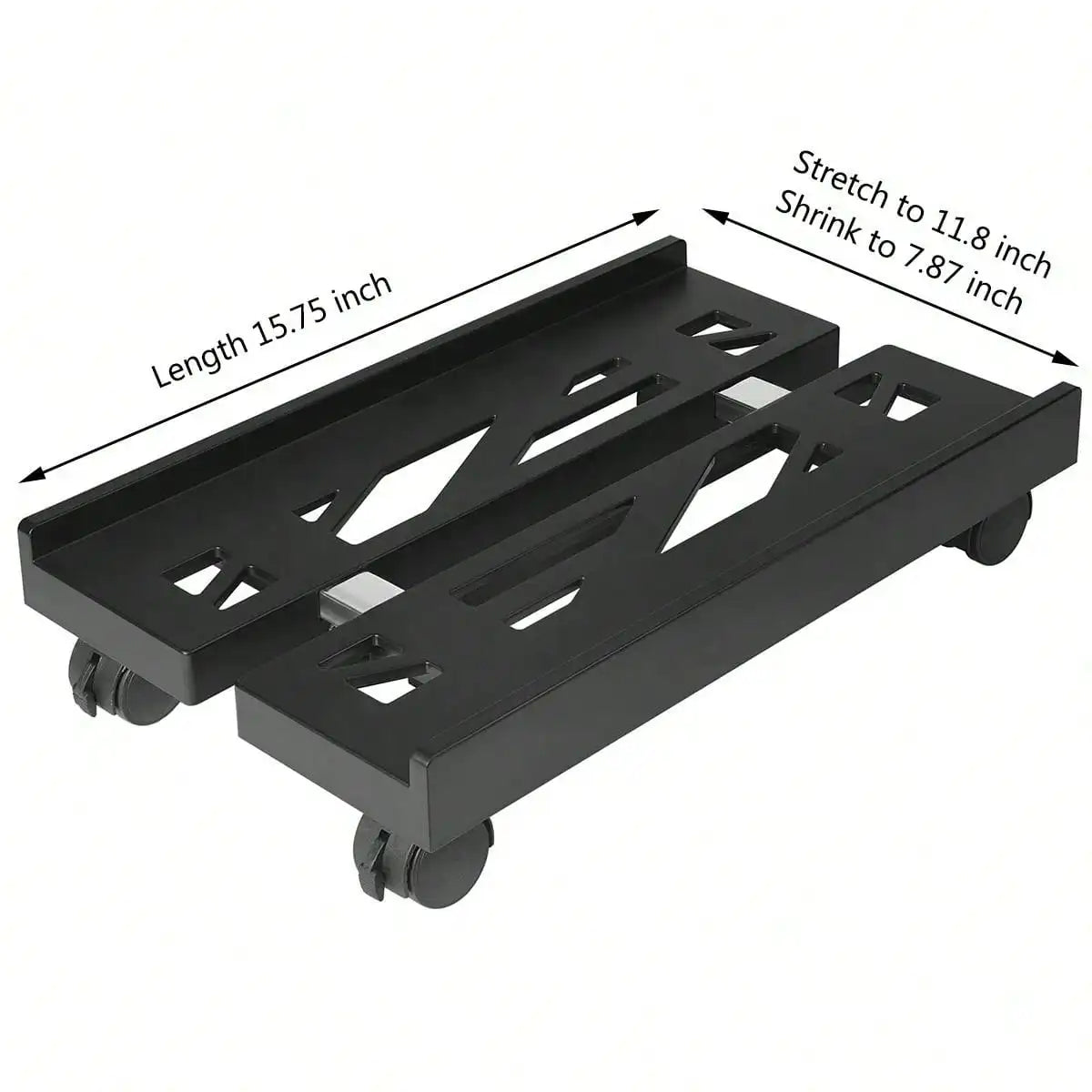 Adjustable Mobile PC Tower Stand with Wheels