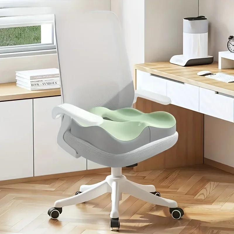 Memory Foam Seat Cushion - 3D Ergonomic Support, Washable