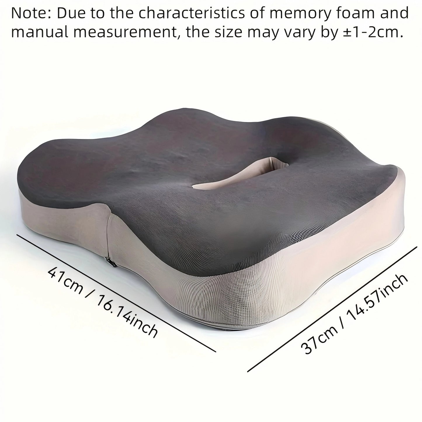 Memory Foam Seat Cushion for Tailbone & Sciatica Relief
