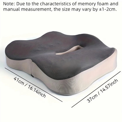 Memory Foam Seat Cushion for Tailbone & Sciatica Relief