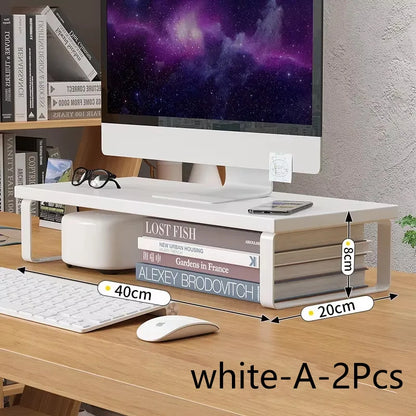 Simple Storage Rack Notebook Computer Stand Desktop Computer Screen Desktop Elevated Desktop Storage and Storage Pad Elevated
