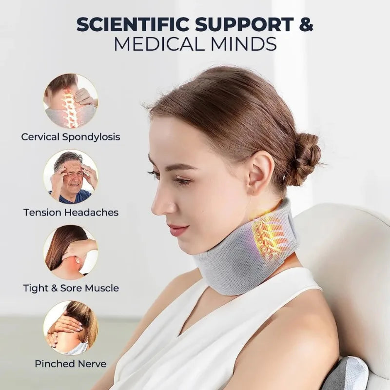 Neck Pillow: Adjustable Cervical Pillow for Neck Support & Pain Relief