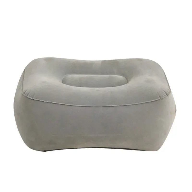 Inflatable Foot Rest Pillow for Travel & Office Comfort