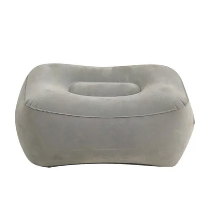 Inflatable Foot Rest Pillow for Travel & Office Comfort