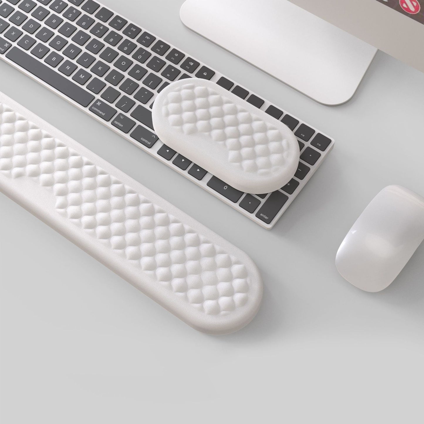 Wrist Rest: Ergonomic Keyboard Wrist Rest - Silky Memory Foam Support