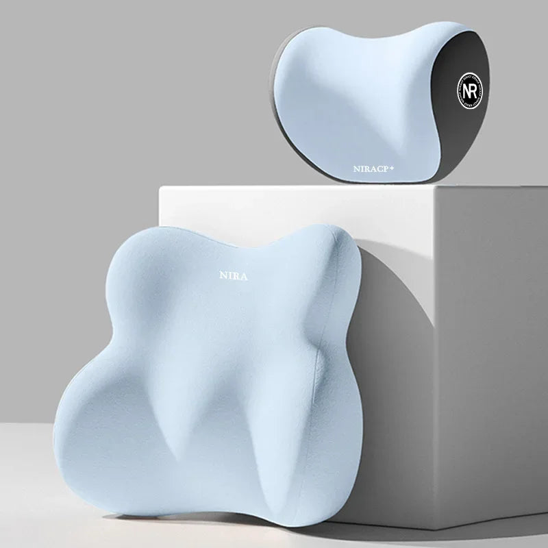 Ergonomic Car Headrest Lumbar Support Cushion