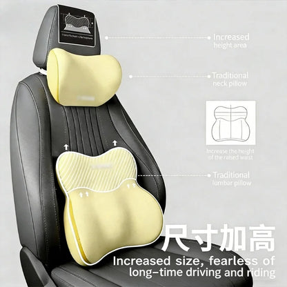 Ergonomic Car Headrest Lumbar Support Cushion