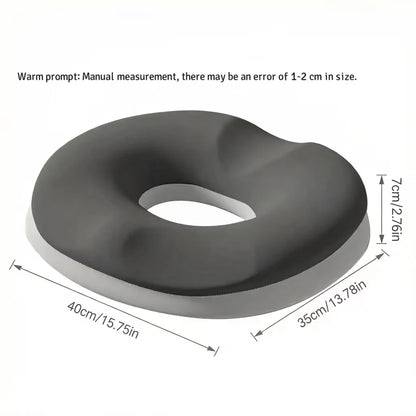 Memory Foam Donut Cushion: Hemorrhoid & Tailbone Relief