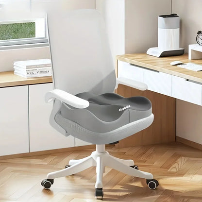 Memory Foam Seat Cushion - 3D Ergonomic Support, Washable