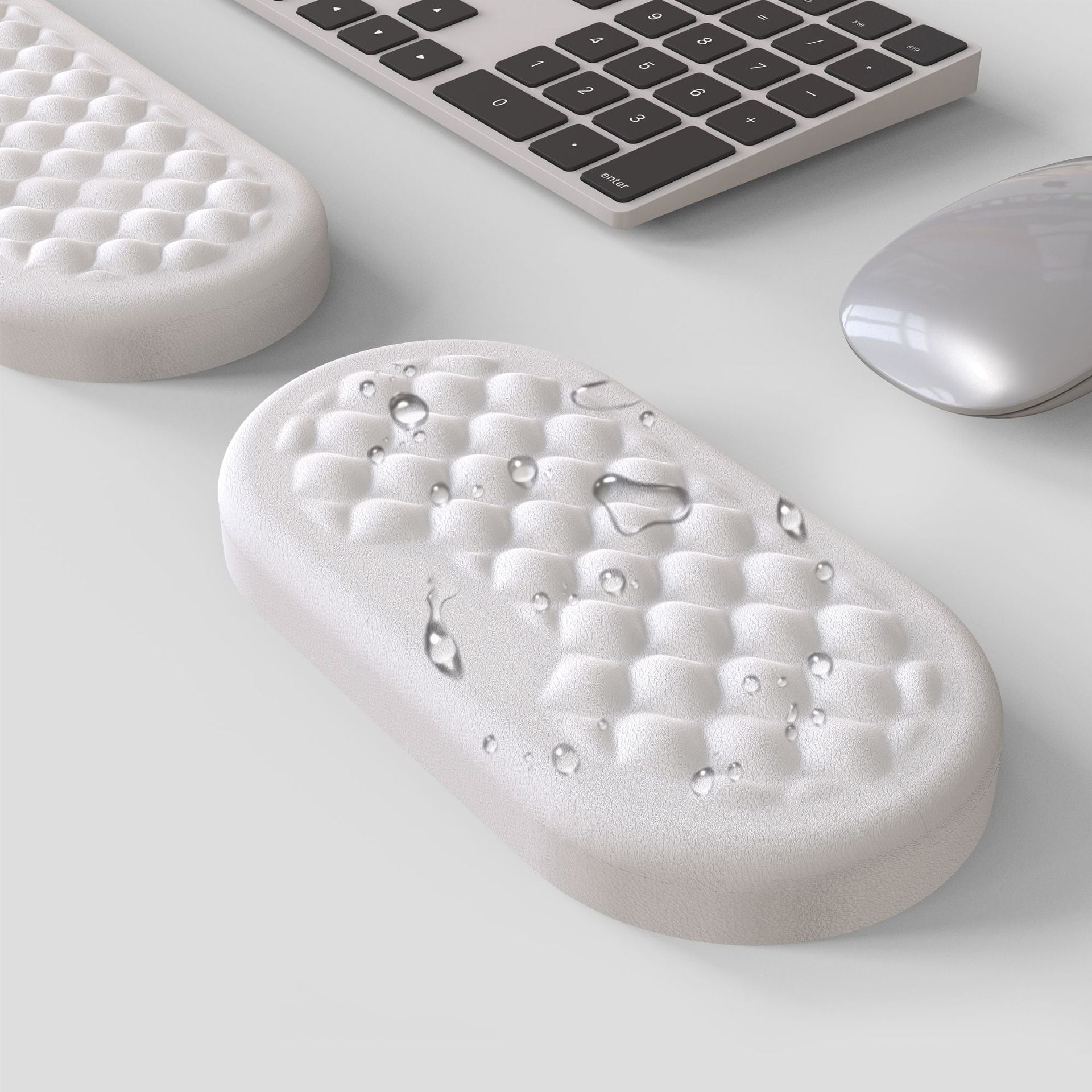 Wrist Rest: Ergonomic Keyboard Wrist Rest - Silky Memory Foam Support